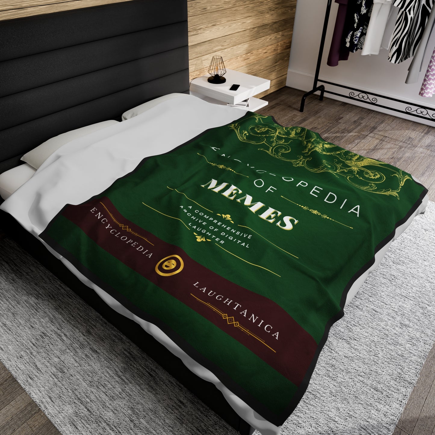 Encyclopedia of Memes - Velveteen Plush Blanket