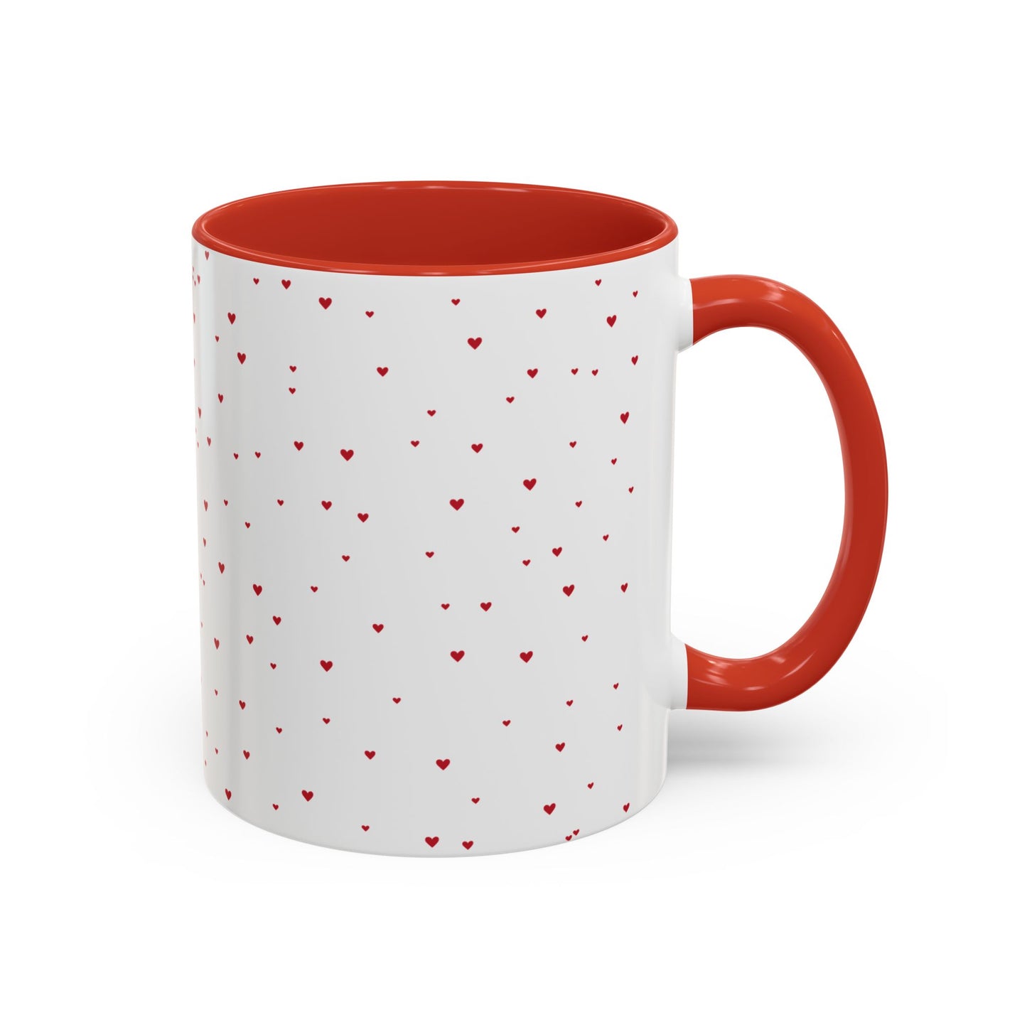 Scattered Hearts Accent - Mug (11, 15oz)