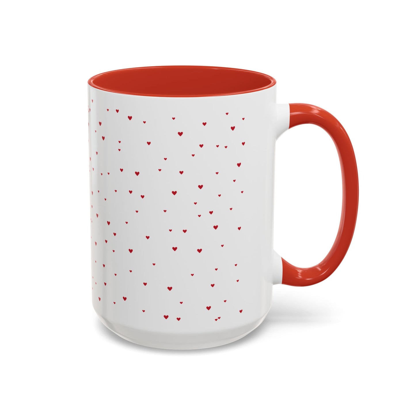 Scattered Hearts Accent - Mug (11, 15oz)