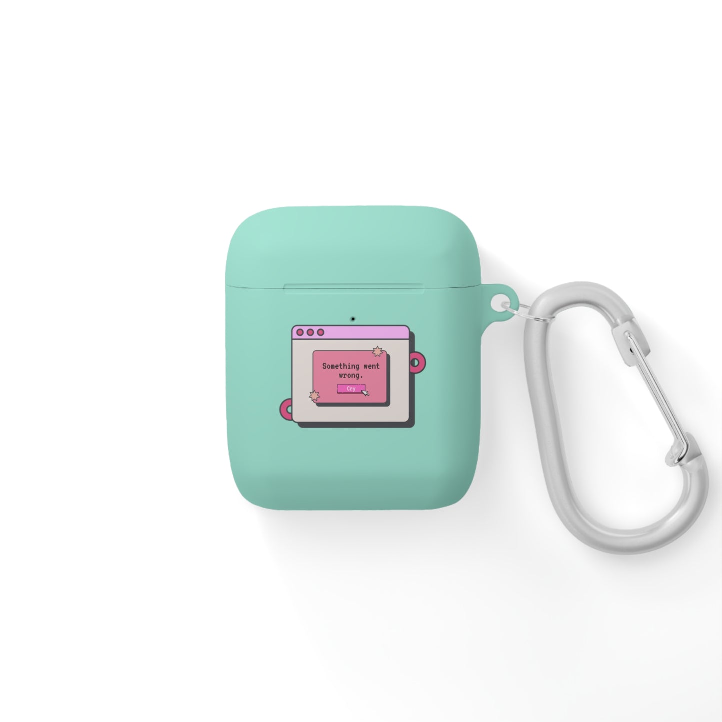 Y2K Computer Pop Up (Cry) - AirPods Case Cover