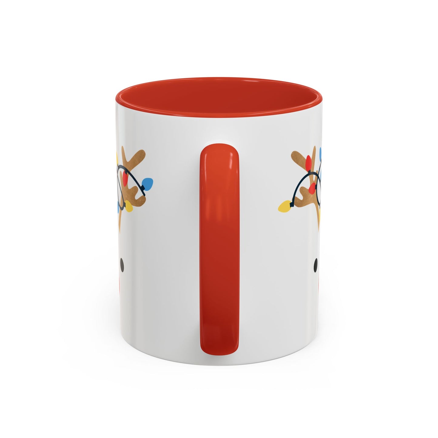 Reindeer Christmas Accent Coffee Mug (11oz)