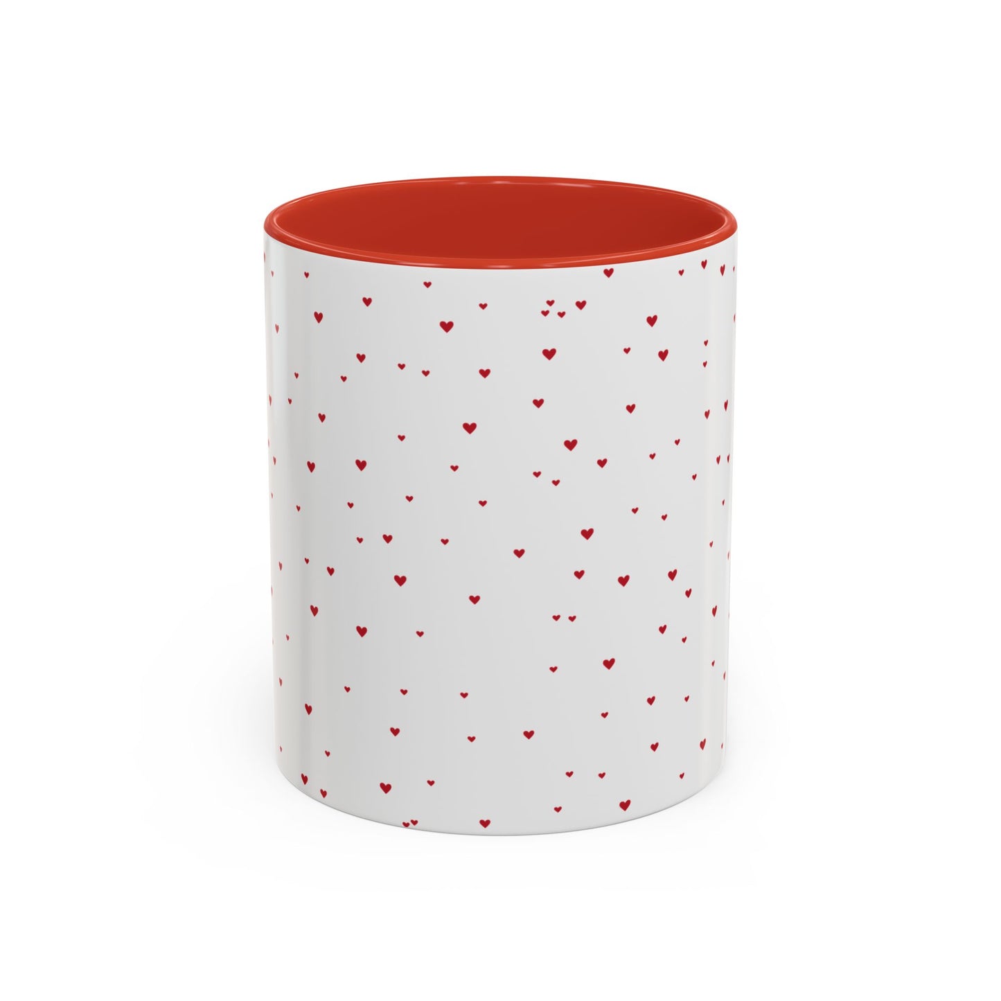 Scattered Hearts Accent - Mug (11, 15oz)