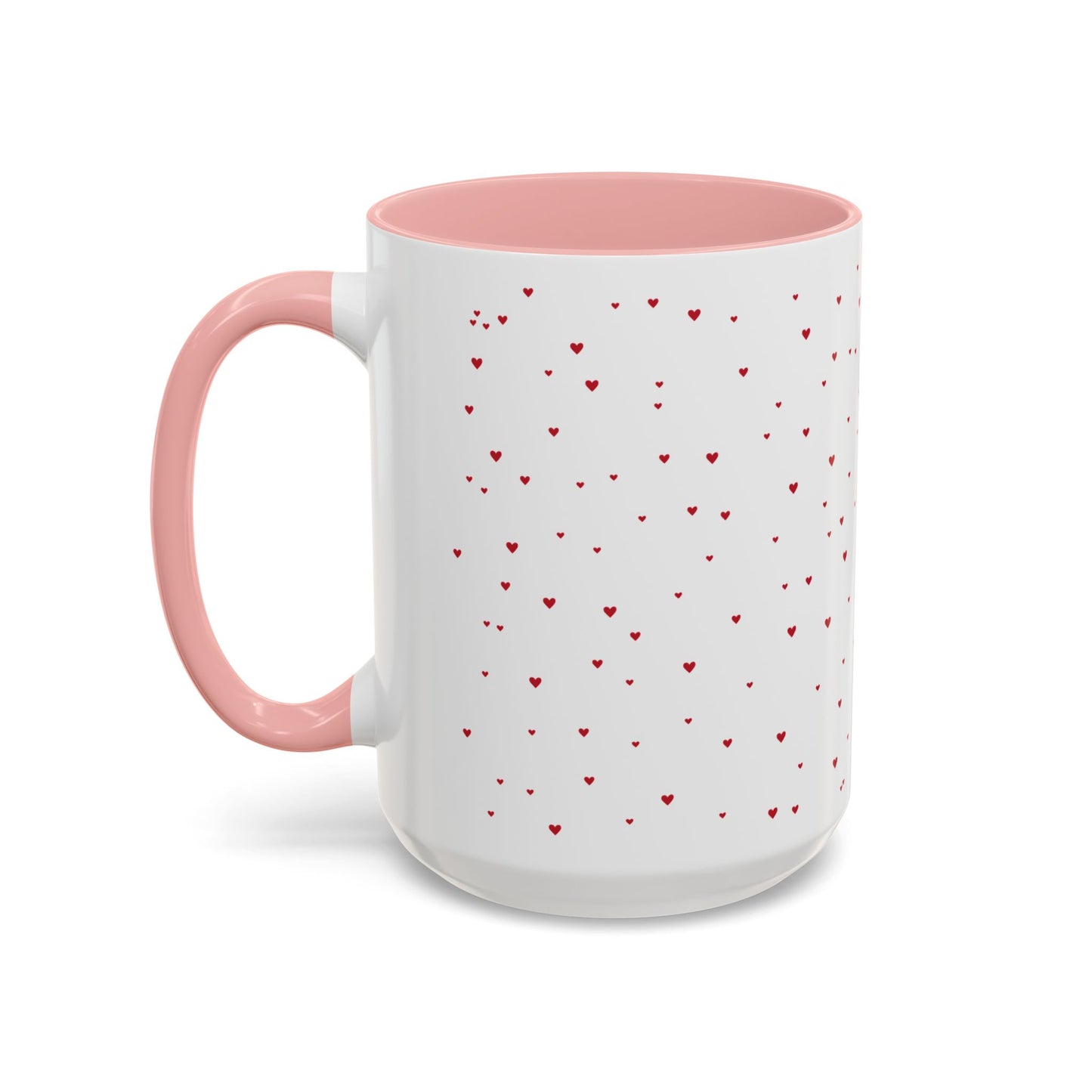 Scattered Hearts Accent - Mug (11, 15oz)