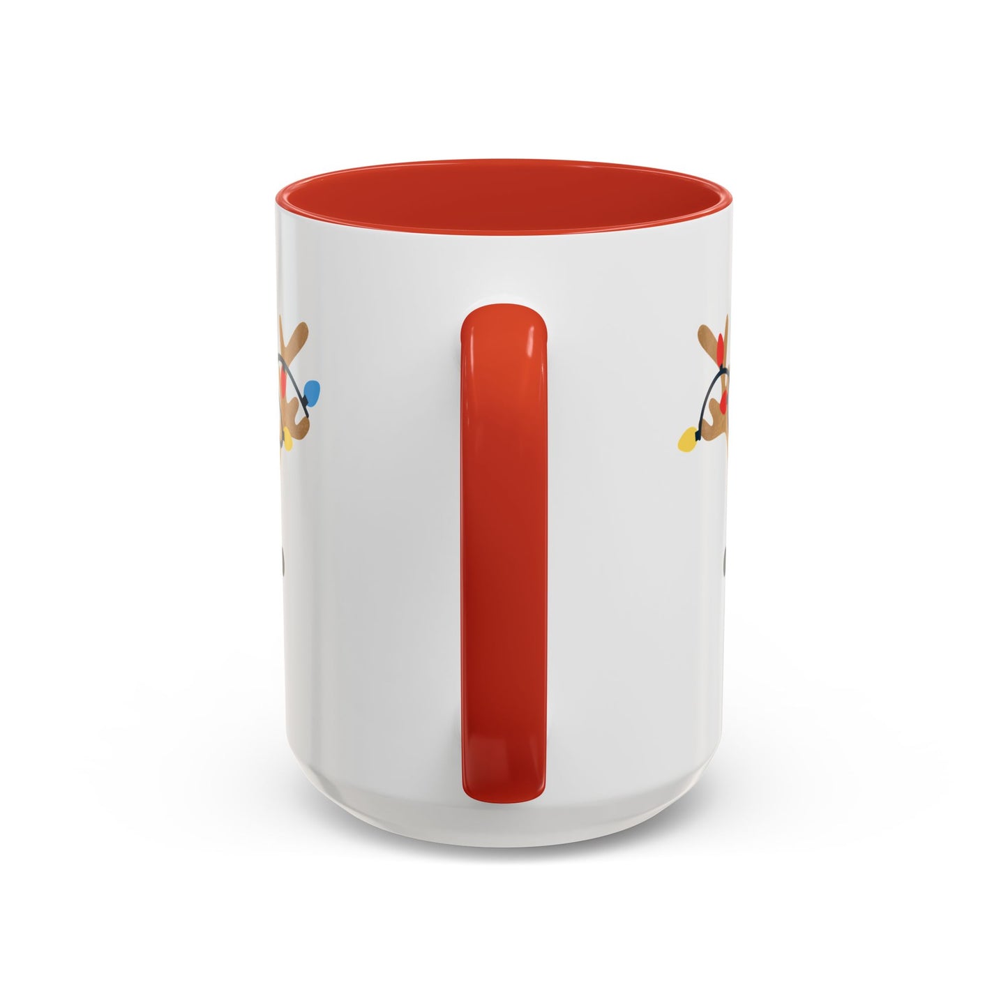 Reindeer Christmas Accent Coffee Mug (11oz)