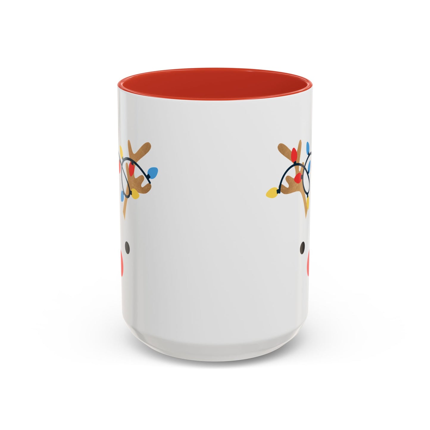 Reindeer Christmas Accent Coffee Mug (11oz)