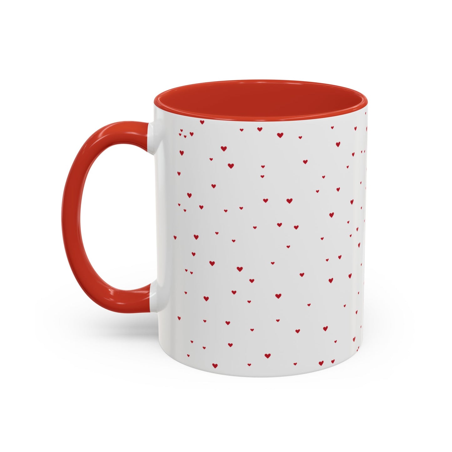 Scattered Hearts Accent - Mug (11, 15oz)