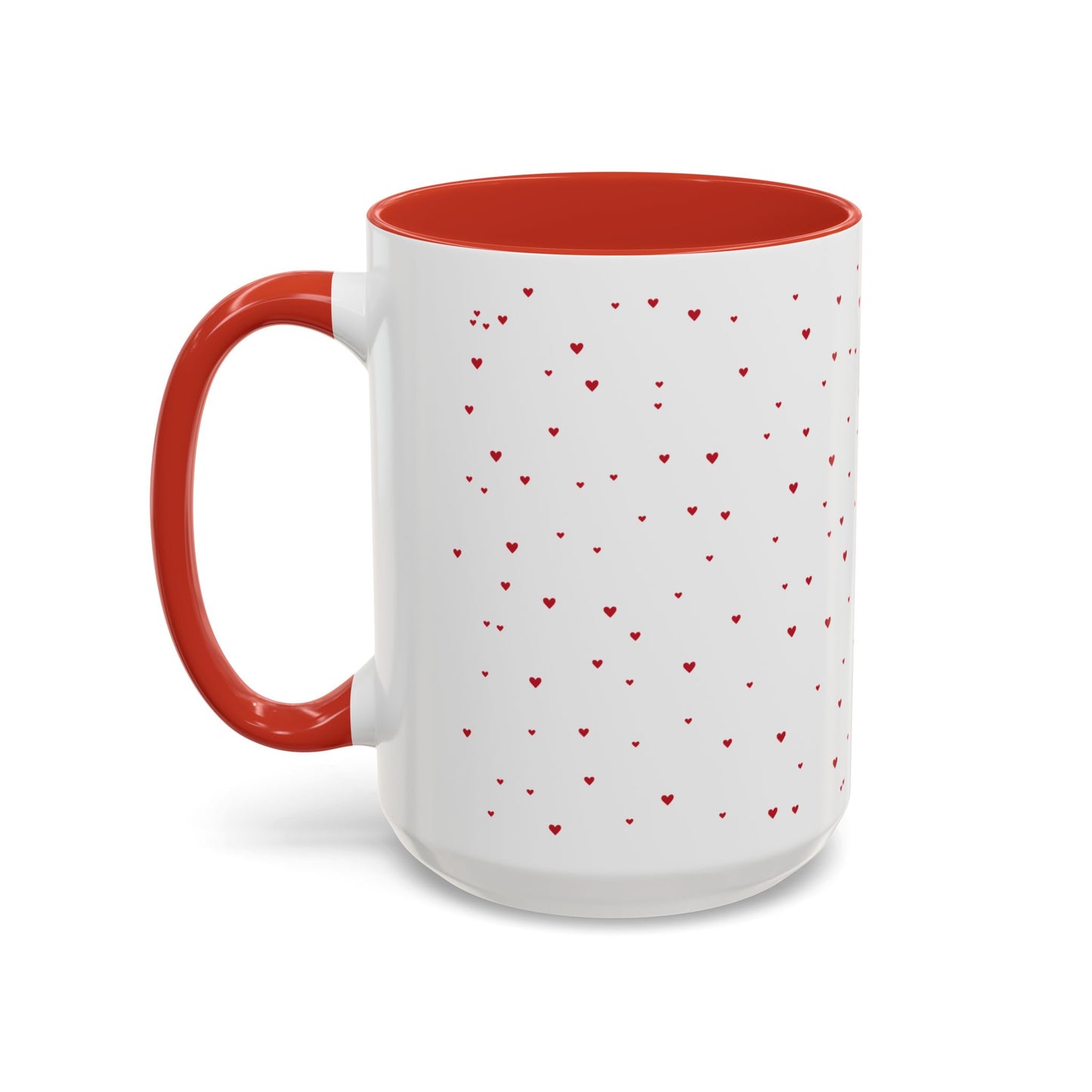 Scattered Hearts Accent - Mug (11, 15oz)