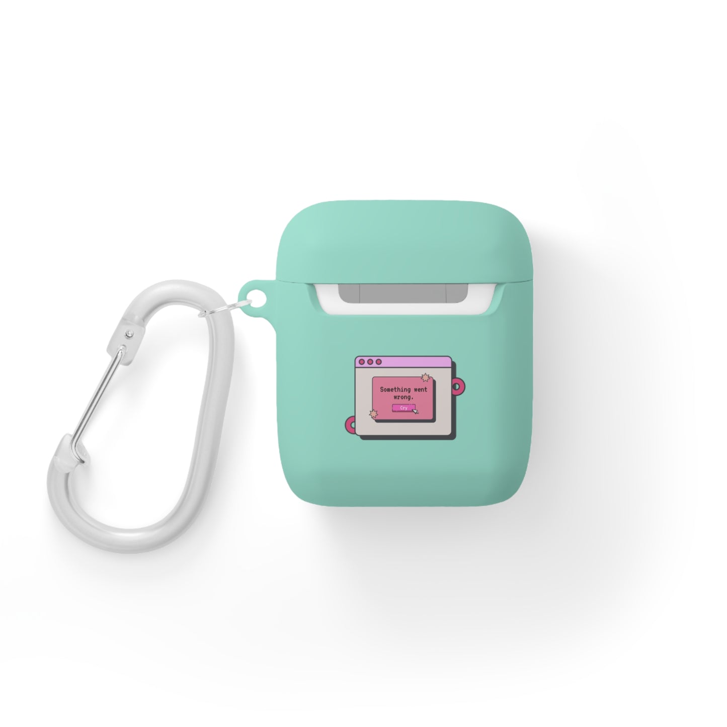 Y2K Computer Pop Up (Cry) - AirPods Case Cover