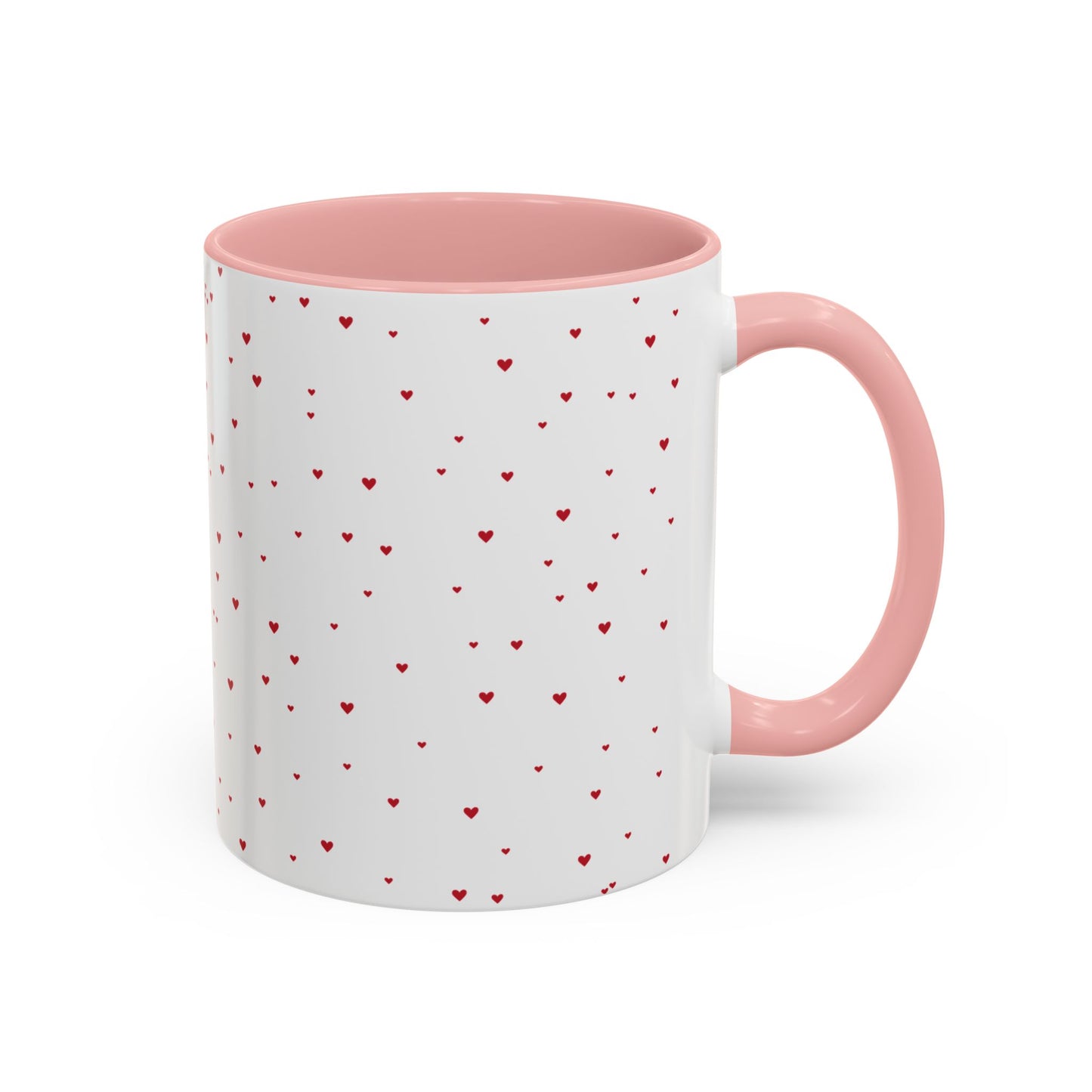 Scattered Hearts Accent - Mug (11, 15oz)