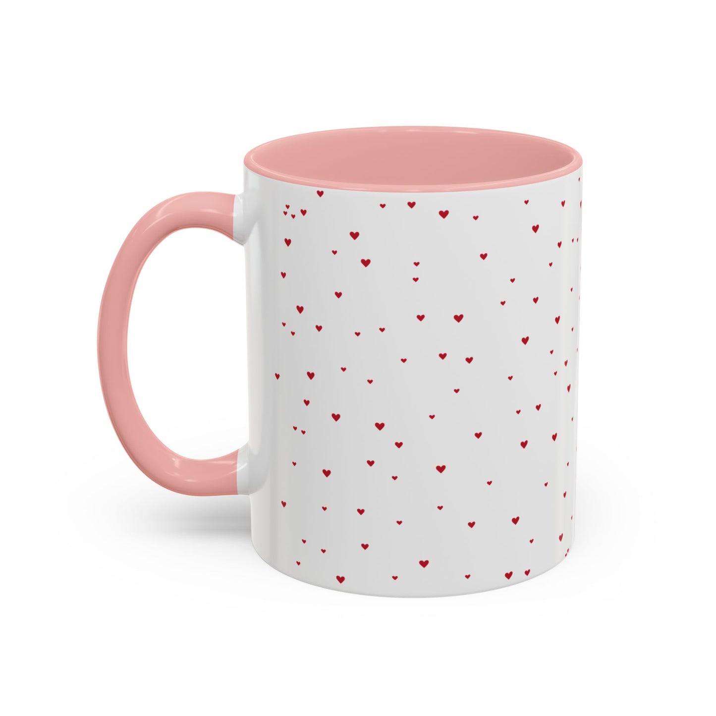 Scattered Hearts Accent - Mug (11, 15oz)